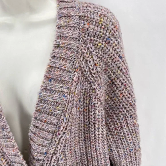 Falls Creek lavender knit cardigan - Picture 7 of 12